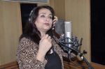 Salma Agha at a song recording for Damini - tribute to the victim of delhi rape in Mumbai on 7th Jan 2013 (12).JPG